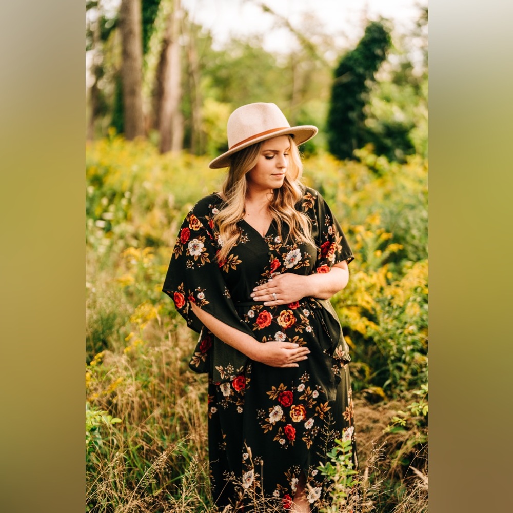 Floral chiffon dress